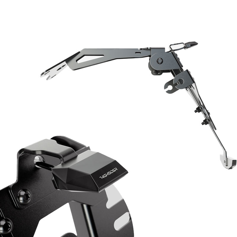 Nummerpladeholder inklusive belysning Highsider Akron RS PRO Aprilia sort