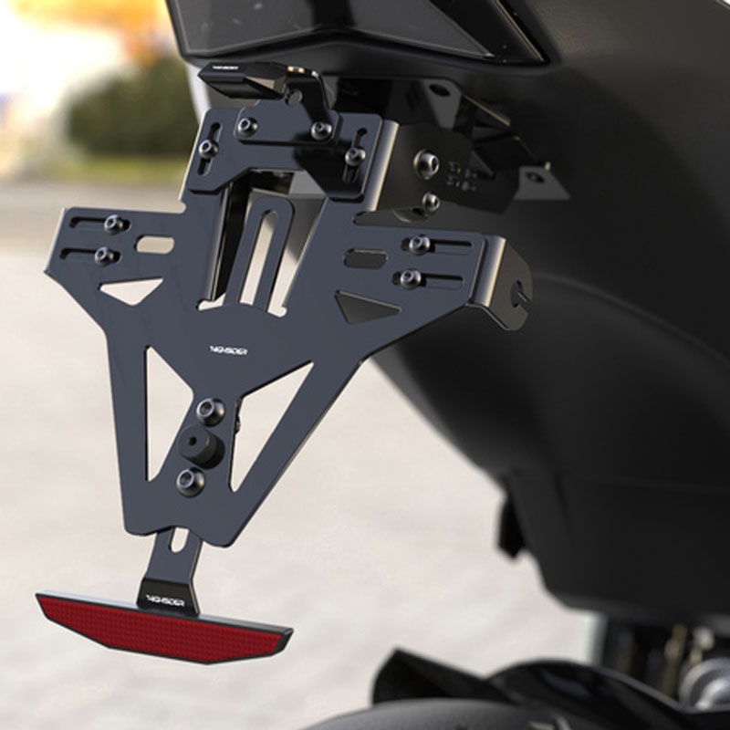 Nummerpladeholder inklusive belysning Highsider Akron-RS PRO Ducati sort