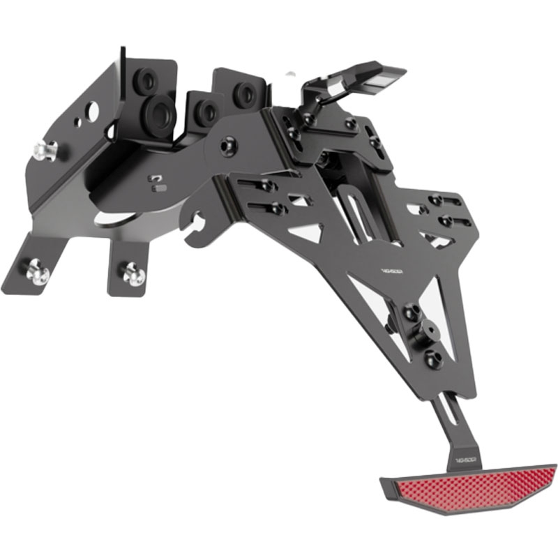 Nummerpladeholder med belysning Highsider License Akron RS PRO KTM 690 SMC R sort