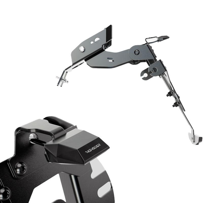 Nummerpladeholder med belysning Highsider License Akron RS PRO KTM 690 SMC R sort