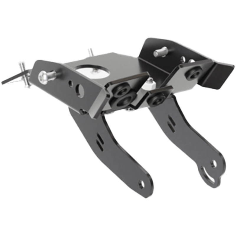 Nummerpladeholder med belysning Highsider License Akron RS PRO KTM 690 SMC R sort