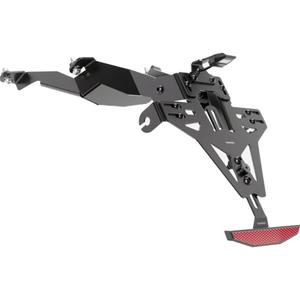 Nummerpladeholder med belysning Highsider Akron RS PRO Honda CB 125 R NEO sort