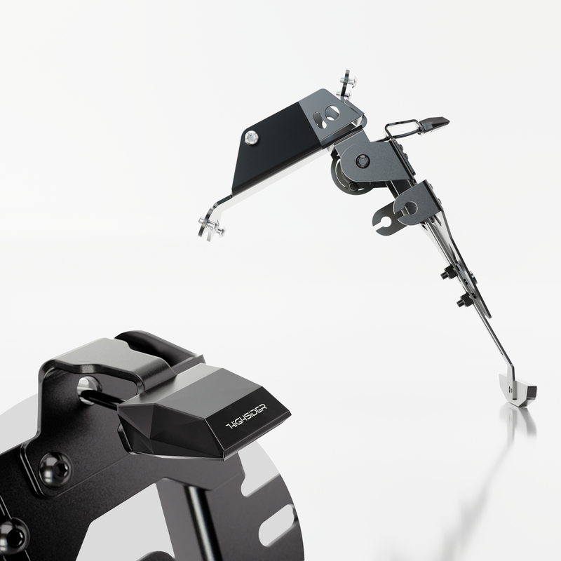 Nummerpladeholder med belysning Highsider Akron RS PRO HUSQVARNA 701 sort