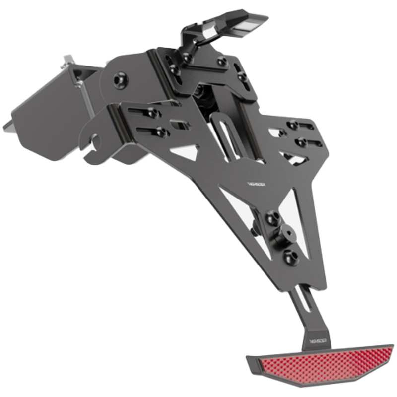 Nummerpladeholder med belysning Highsider Akron RS PRO Kawasaki ER-6 F,N sort