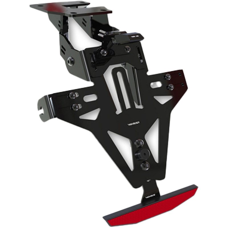 Nummerpladeholder med belysning Highsider Akron RS PRO Kawasaki Ninja, Z750, Z1000 sort