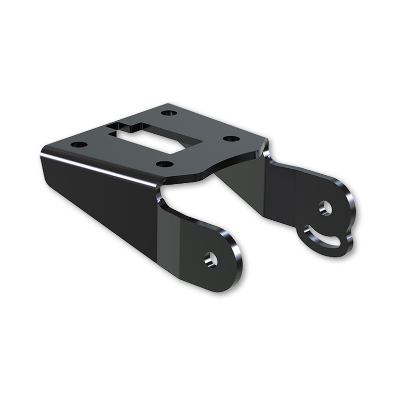 Nummerpladeholder med belysning Highsider Akron RS PRO Kawasaki Z 800 sort