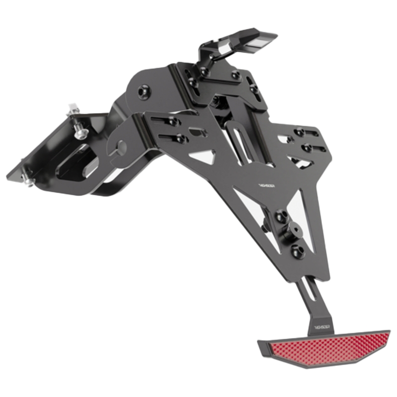 Nummerpladeholder med belysning Highsider Akron RS PRO Kawasaki Z650, Ninja 650 sort