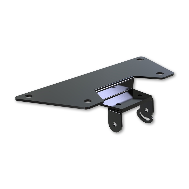 Nummerpladeholder med belysning Highsider Akron RS PRO Suzuki SV sort