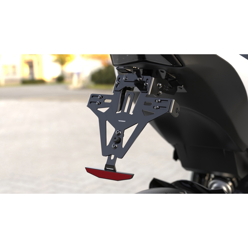 Nummerpladeholder med belysning Highsider Akron RS PRO Yamaha XSR 900 sort