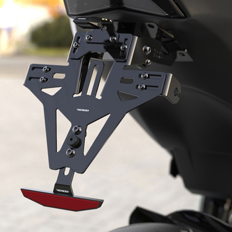 Nummerpladeholder med belysning Highsider Akron RS PRO Ducati Supersport S sort
