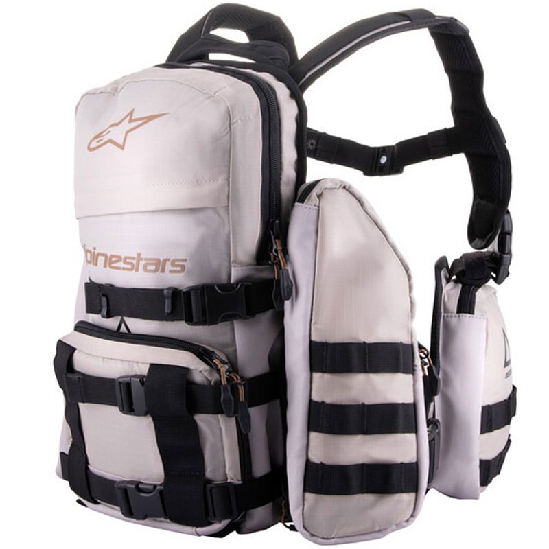 Rygsæk Alpinestars Techdura Tactical grå-sort 9 l