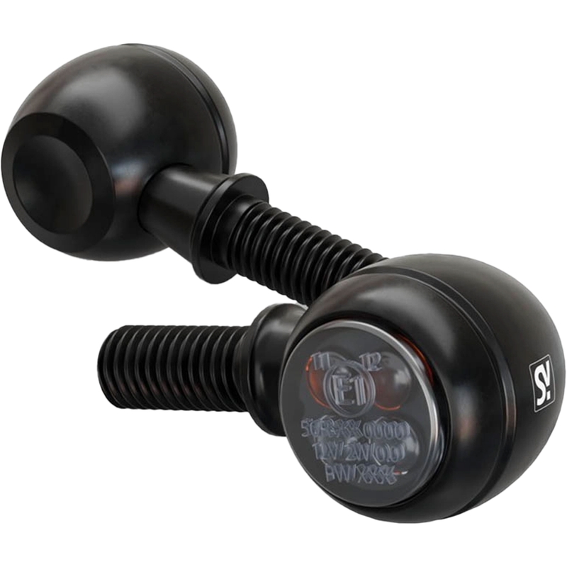 Motorcykel blinklys Highsider Smart Circula-S LED 3i1 sort