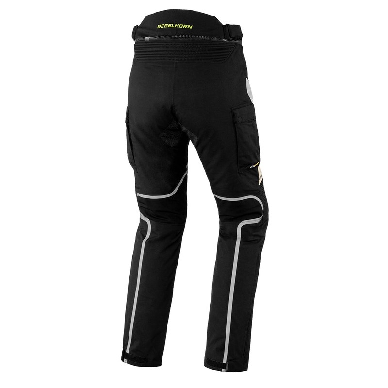 Rebelhorn Hardy II Grey-Black-Fluo Yellow motorcykelbukser til kvinder udsalg