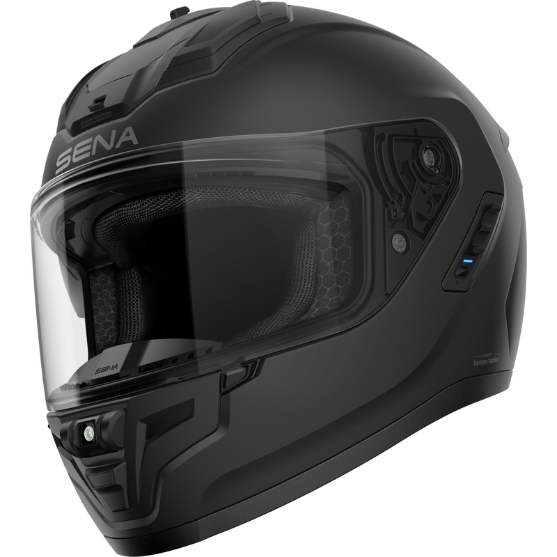 SENA Phantom Integralhjelm med Mesh Headset, Matsort