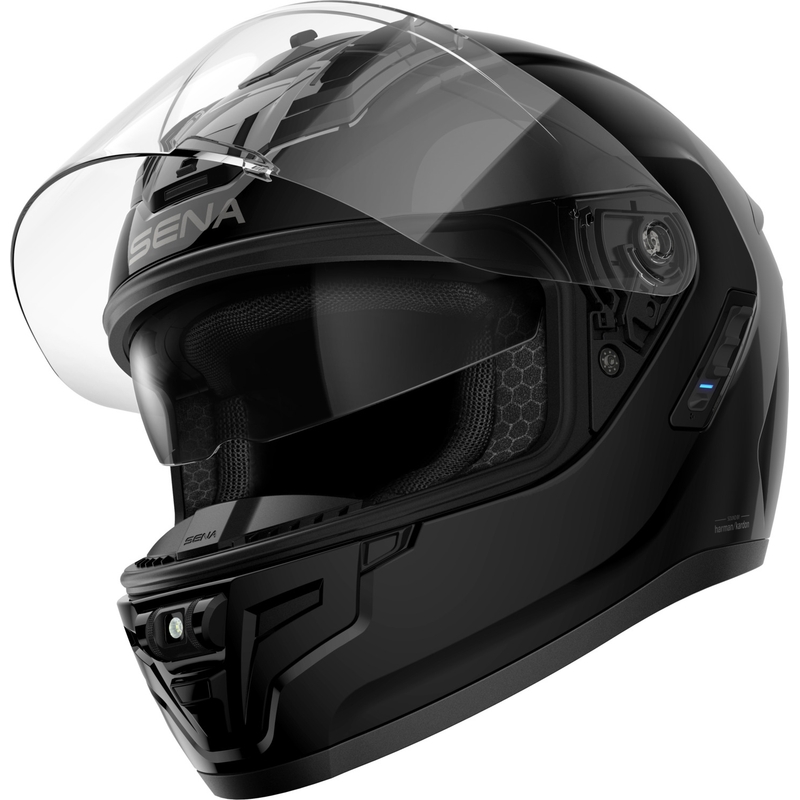 SENA Phantom Integralhjelm med Mesh Headset, Matsort