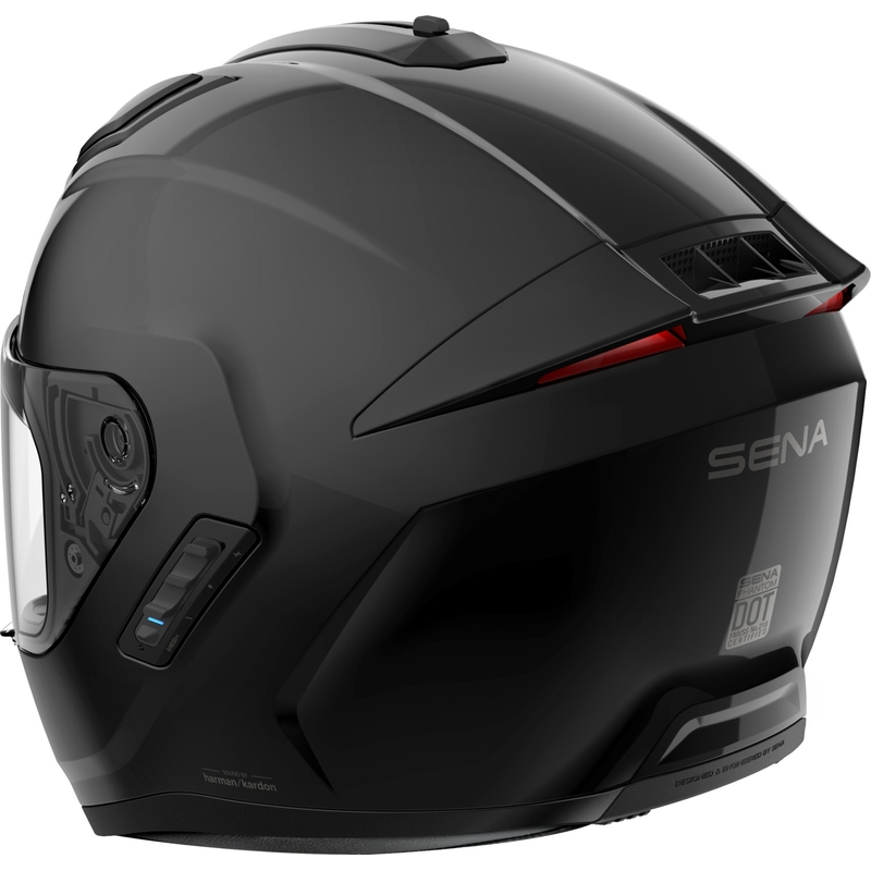 SENA Phantom Integralhjelm med Mesh Headset, Matsort