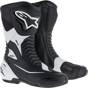 Alpinestars SMX-S motorcykelstøvler sort-hvid