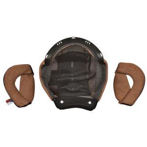 Cassida Oxygen 2.0 hjelm interiør sort brun