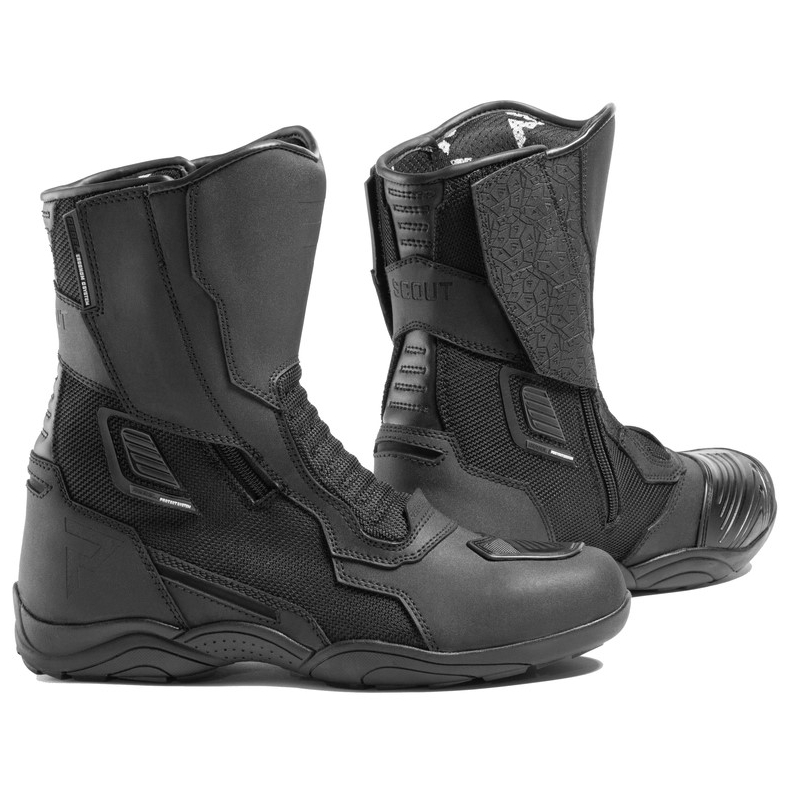 Rebelhorn Scout Air Black Matte motorcykelstøvler