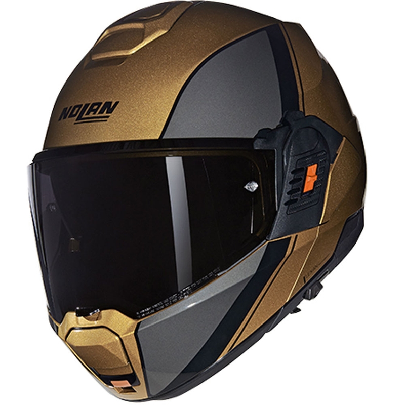 Flip-up motorcykelhjelm Nolan N120-1 Verniciatura Speciale N-COM 342 sand-sort