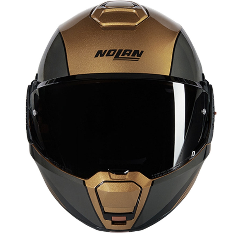 Flip-up motorcykelhjelm Nolan N120-1 Verniciatura Speciale N-COM 342 sand-sort