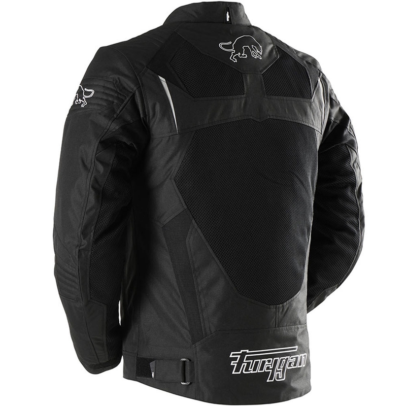 Furygan WB08 Vented + motorcykeljakke sort-hvid