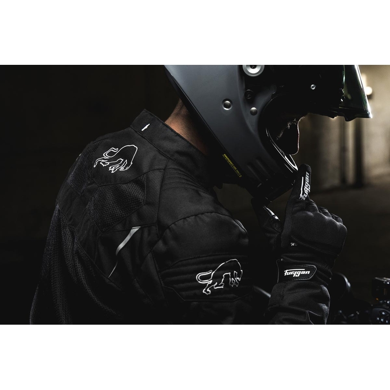 Furygan WB08 Vented + motorcykeljakke sort-hvid
