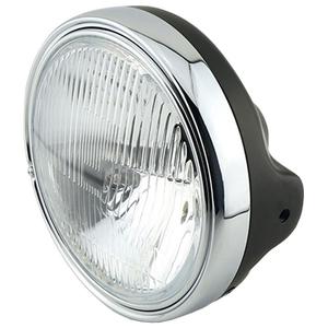 Highsider Smart LTD 7 forlygte med præget glas, blank sort