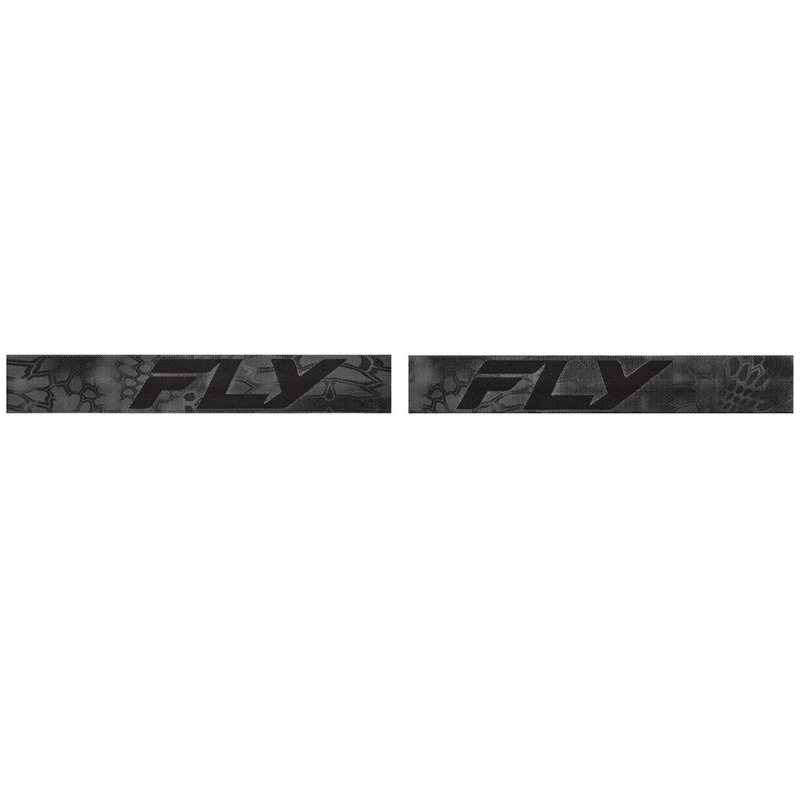 Fly Racing Focus motocrossbriller grå-sorte med klar plexiglas