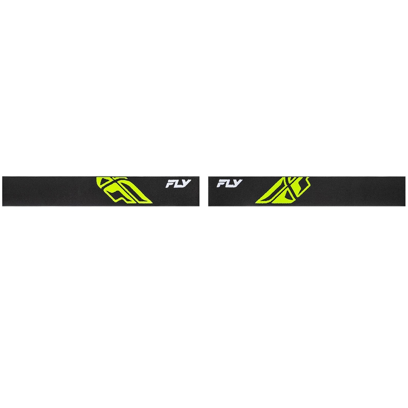 Fly Racing Focus Børne Motocrossbriller Sort-Fluo Grøn med Klar Linse