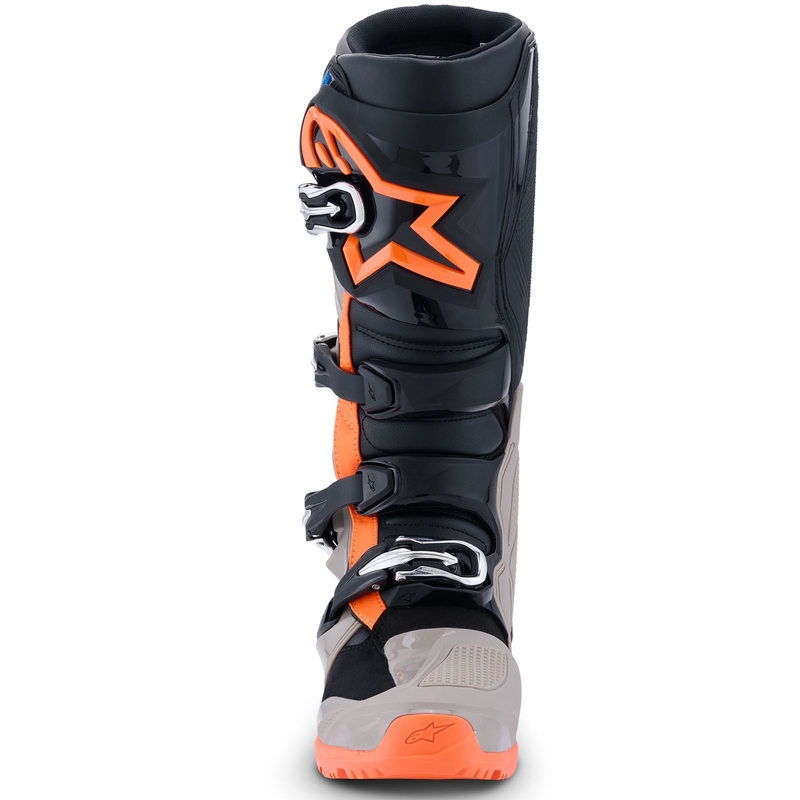 Motorcykelstøvler Alpinestars Tech 7 Enduro, Sort/Mørkegrå/Fluo Orange