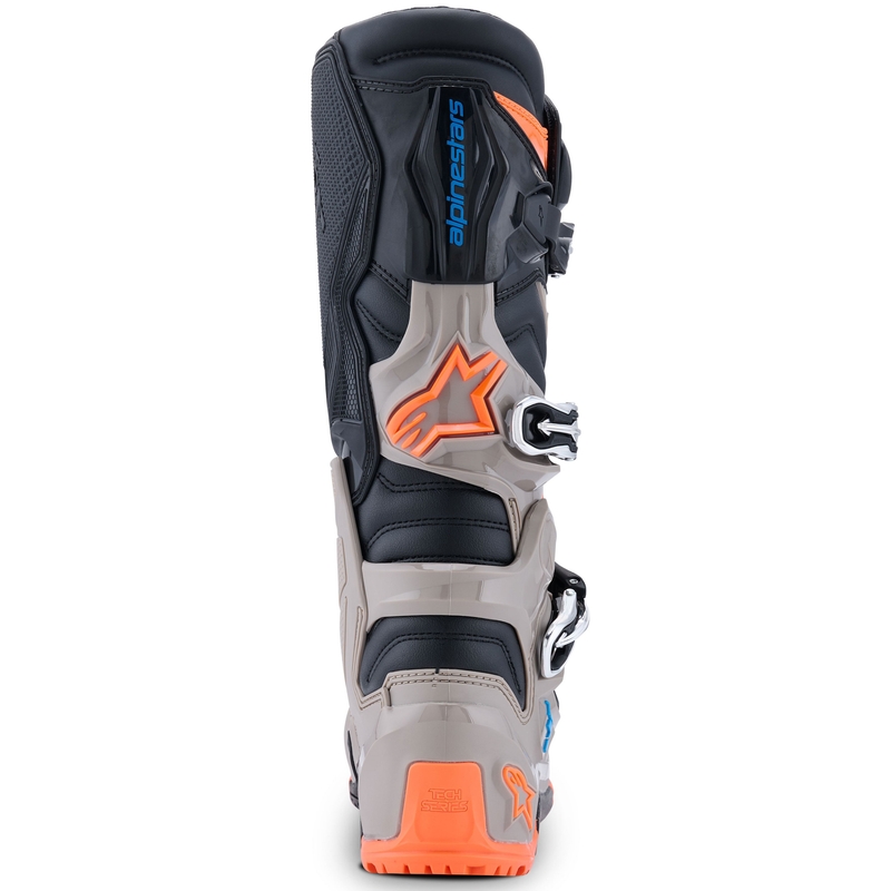 Motorcykelstøvler Alpinestars Tech 7 Enduro, Sort/Mørkegrå/Fluo Orange