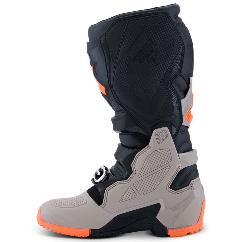 Motorcykelstøvler Alpinestars Tech 7 Enduro, Sort/Mørkegrå/Fluo Orange