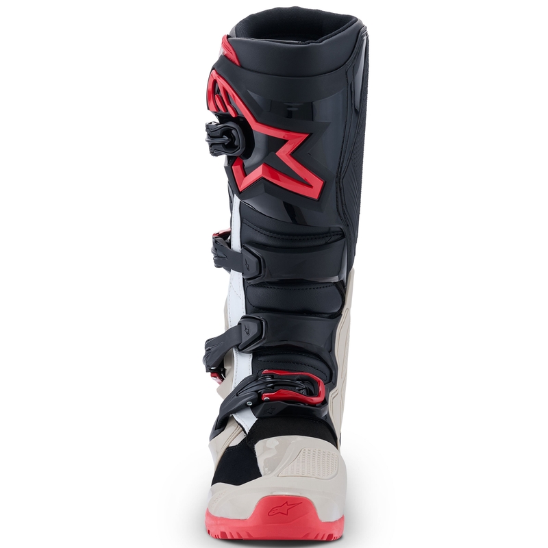Motorcykelstøvler Alpinestars Tech 7 Enduro Sort/Lysegrå/Rød