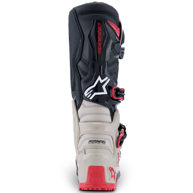 Motorcykelstøvler Alpinestars Tech 7 Enduro Sort/Lysegrå/Rød