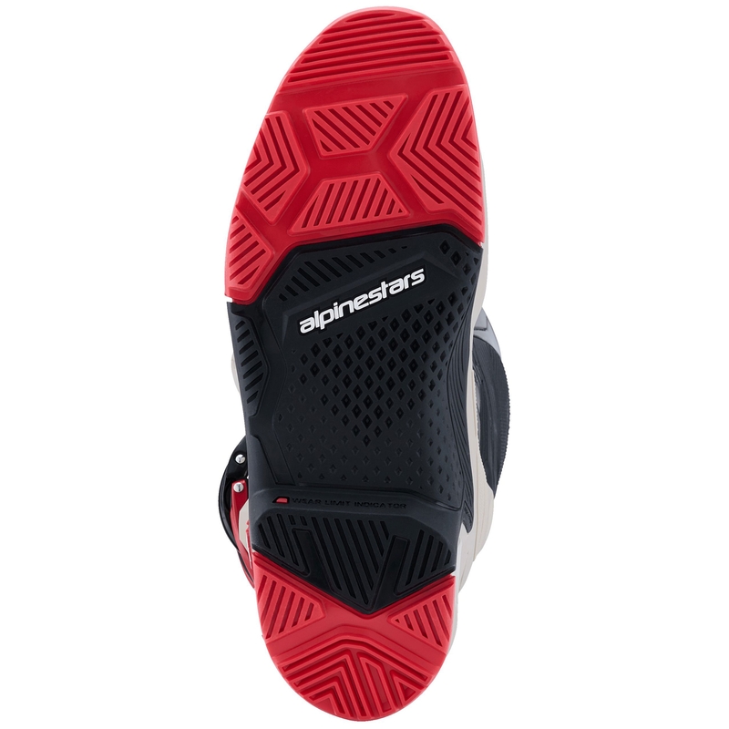 Motorcykelstøvler Alpinestars Tech 7 Enduro Sort/Lysegrå/Rød