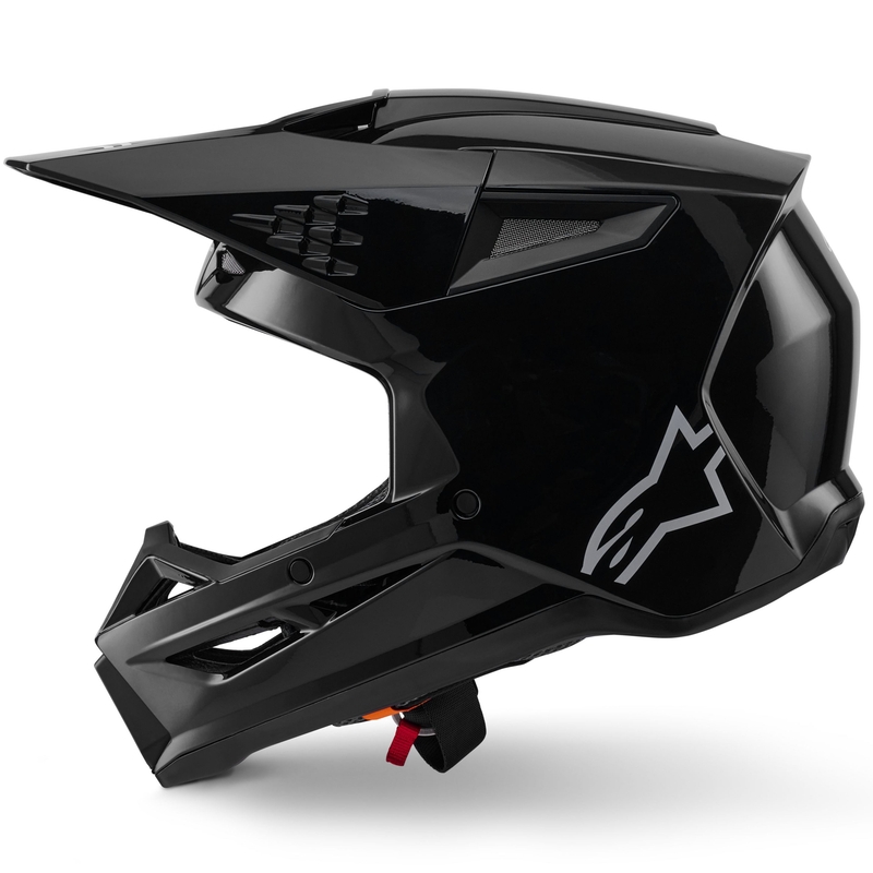 Alpinestars S-M3 Solid motocross hjelm sort