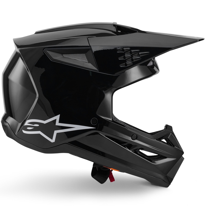 Alpinestars S-M3 Solid motocross hjelm sort