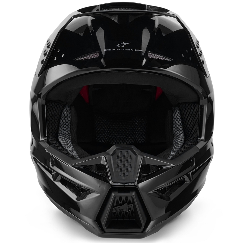 Alpinestars S-M3 Solid motocross hjelm sort