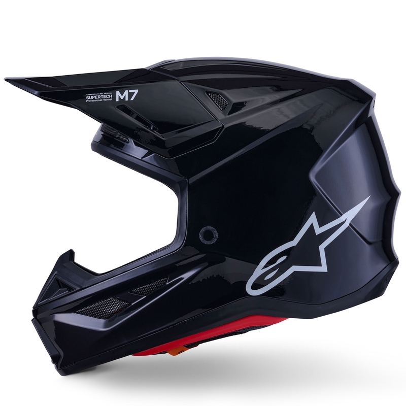 Alpinestars SM7 Solid motocross hjelm sort