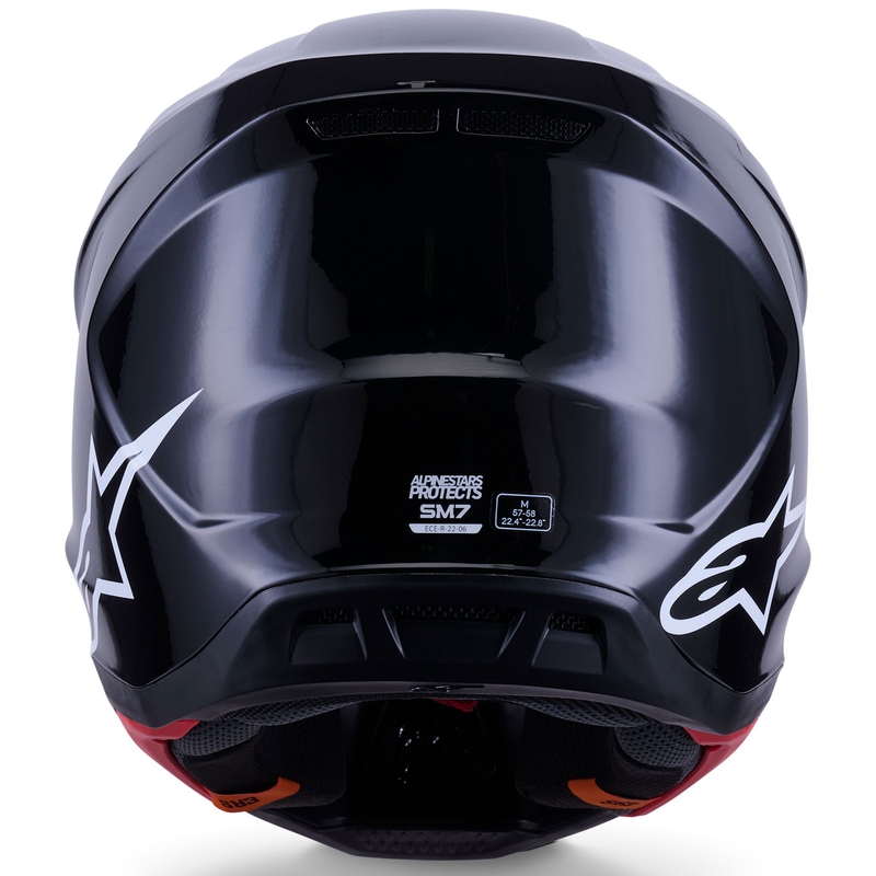 Alpinestars SM7 Solid motocross hjelm sort