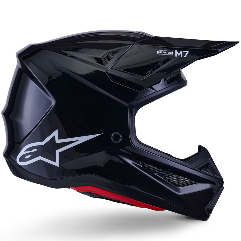 Alpinestars SM7 Solid motocross hjelm sort