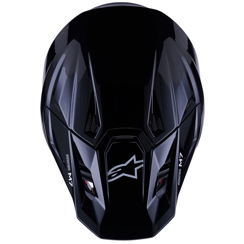 Alpinestars SM7 Solid motocross hjelm sort
