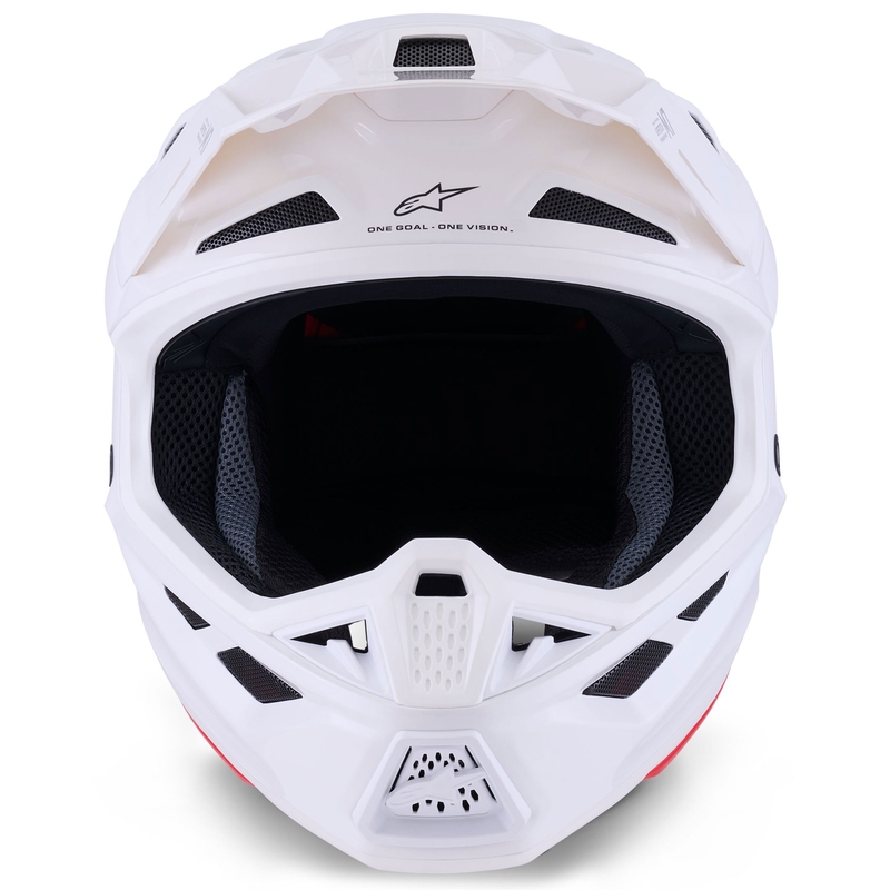Alpinestars SM7 Solid motocross hjelm hvid