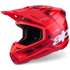 Alpinestars SM7 Core motocross hjelm rød