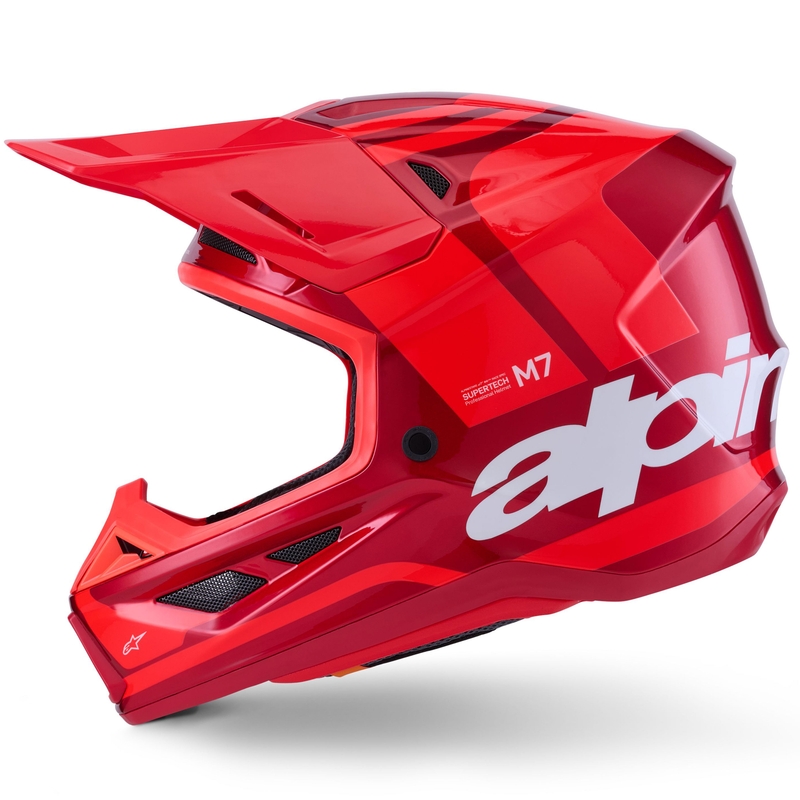 Alpinestars SM7 Core motocross hjelm rød