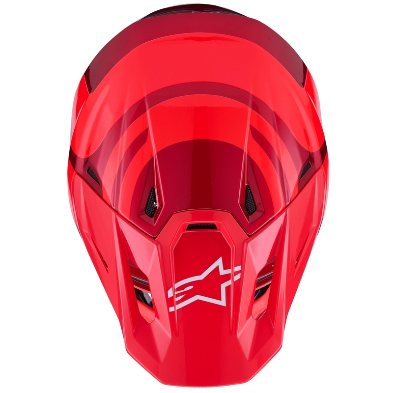 Alpinestars SM7 Core motocross hjelm rød
