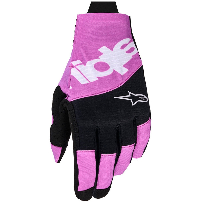 Alpinestars Techstar motocrosshandsker sort-lysegrå-lilla