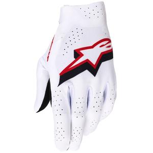 Alpinestars Supertech MX motocrosshandsker hvid-sort-rød