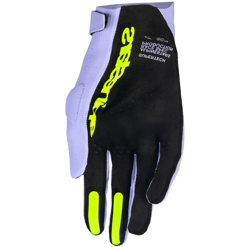 Alpinestars Supertech MX motocrosshandsker lavendel-lilla-gul